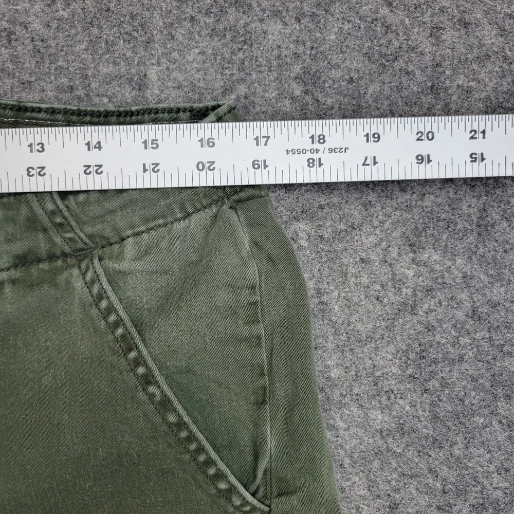 Levis Pants Womens 12 Green Casual Mid Rise Comfort Fit Straight Leg Preppy
